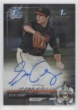 2017 Bowman Draft Chrome Draft Pick Auto Seth Corry #CDA-SCO Auto 3c2