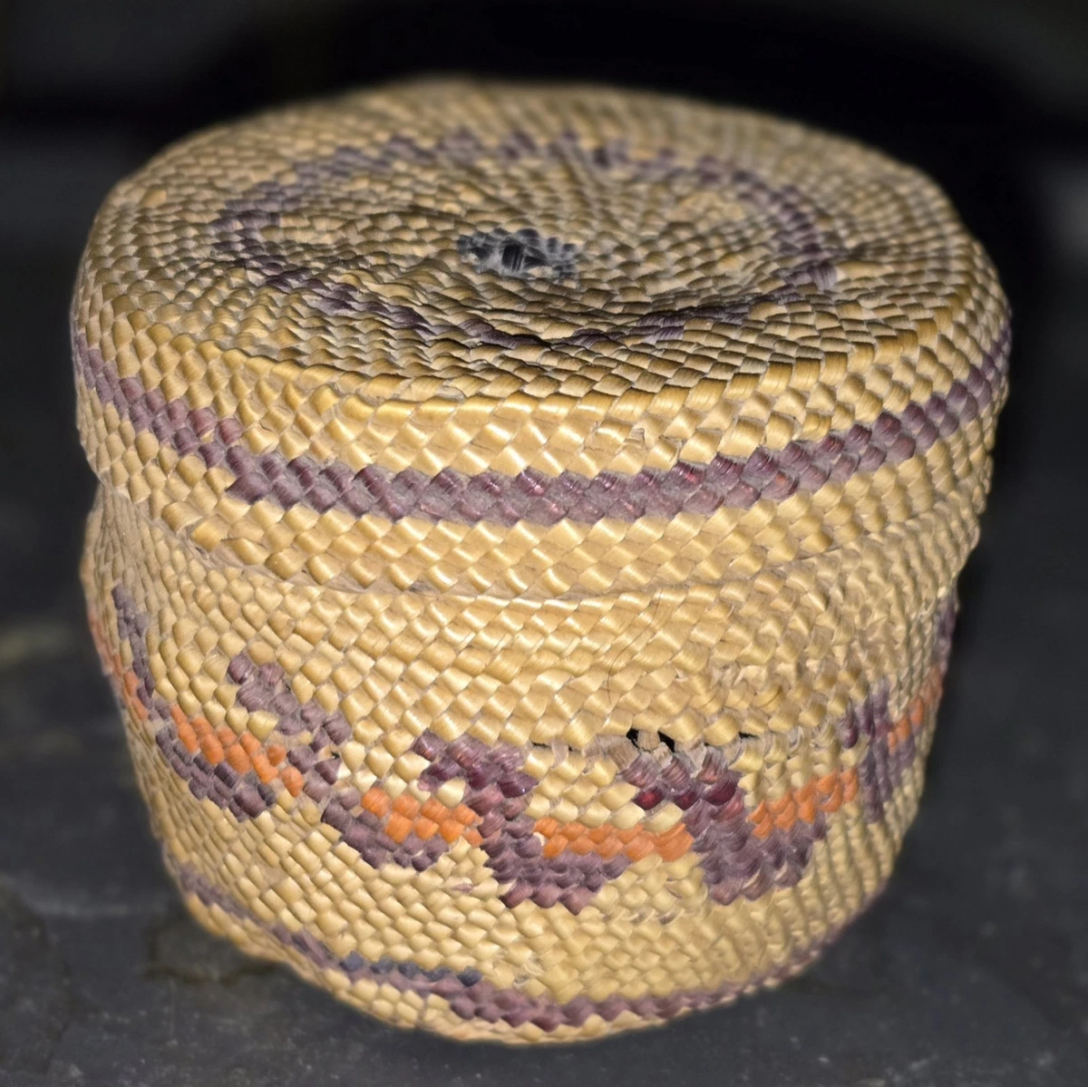 Eskimo Basket Indiana US Native American Baskets (1935-Now) for