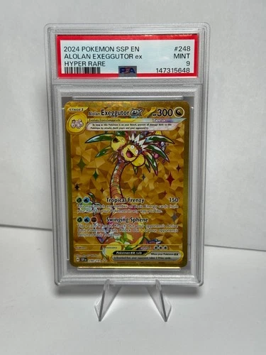 Pokémon Surging Sparks Alolan Exeggutor ex 248/191 Hyper Rare - PSA 9 MINT