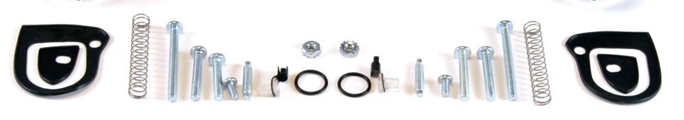 全新! 1966 - 1977 年 BRONCO 门外把手黑色带垫五金件 — 第 4/4 张图片