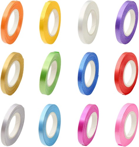 120 ROLLS CURLING RIBBONs 5mm CRIMPED BALLOON STRING GIFT WRAPPING BOW RIBBON - Imagen 2 de 5