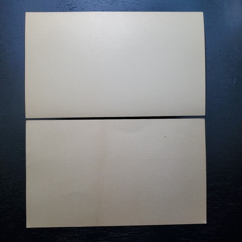 UX27 and UX38 Jefferson 1 Cent And Franklin 2 Cent Postal Cards - Photo 2/2