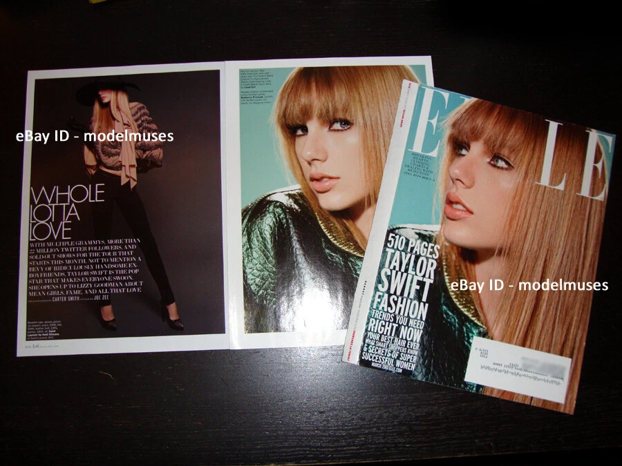 Taylor Swift Magazine Cover Elle