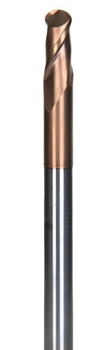 VHM Radiusfräser, überlang, extralang Ø3-16 mm, Z=2 beschichtet Vollradiusfräser - Bild 6 von 11