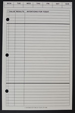 100 Vtg.'81 Systems For Time Of Your Life Planner 3 Ring 5.5 x 8.5 Refill Pages
