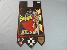 Wargame Style Black Templar Knight #1 small banner by B.A.S Gaming