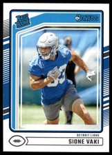 2024 Panini Donruss NFL Sione Vaki Rated Rookie RC #332