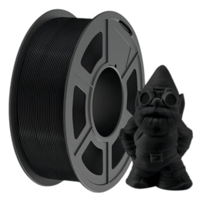 SUNLU 1.75MM AntiString PLA 3D Printing Filament Fast Printing 1KG Schwarz