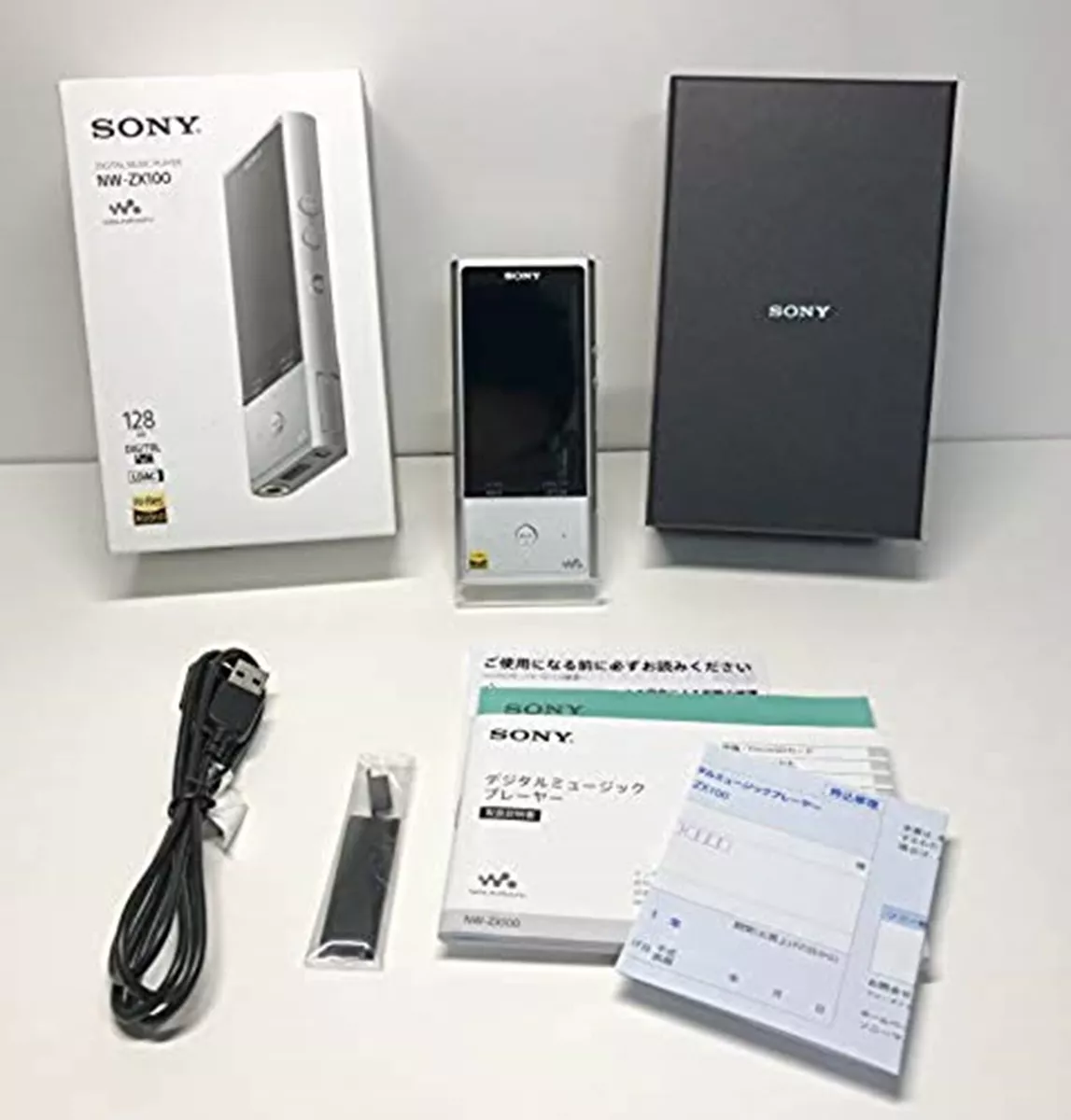 SONY Walkman ZX Series 128GB NW-ZX100 High Resolution Compatible Silver