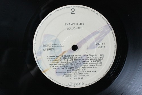 SLAUGHTER THE WILD LIFE ORIGINAL 1992 FIRST PRESSING LP - Picture 3 of 4