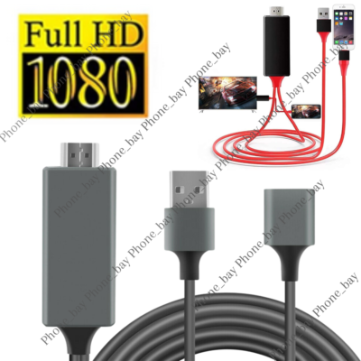 #ad 1080P HDMI Mirroring AV Cable for iPhone iPad Android Phone to TV HDTV Adapter $11.69
