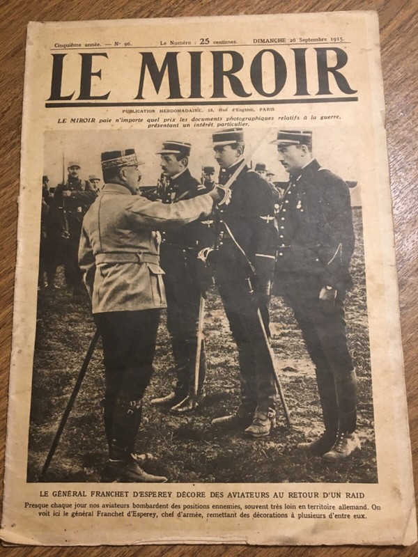 Le mirior no 96 September 26 1915. Good condition 