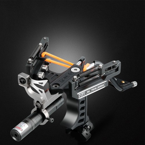 Catapult Slingshot Laser Archery Fishing Bow Kit Hunting Powerful Slingshots eBay