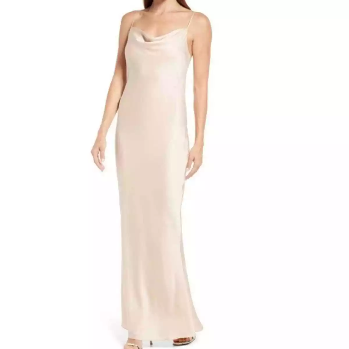 Bias cowl shop slip dress