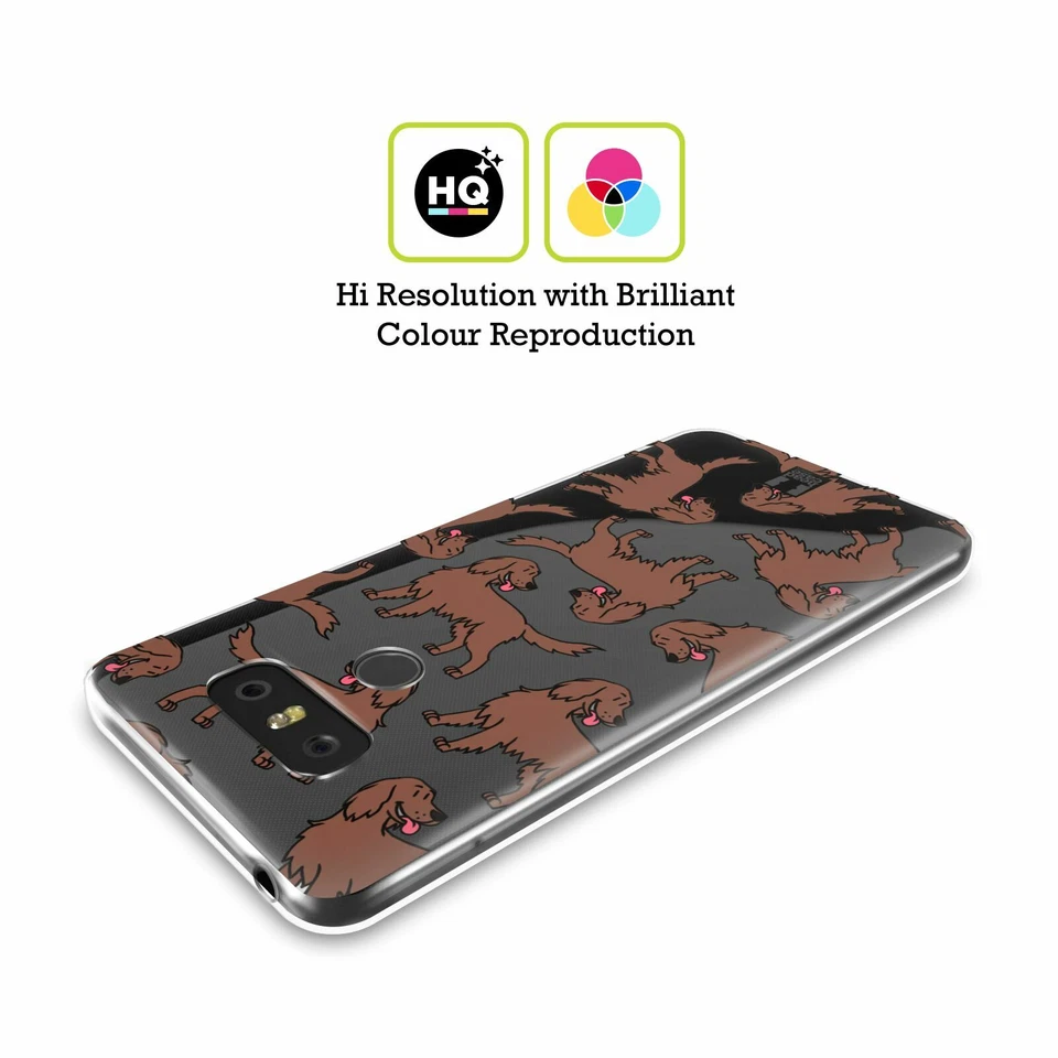 HEAD CASE DESIGNS DOG BREED PATTERNS 8 SOFT GEL CASE & WALLPAPER FOR LG PHONES 1 - image 2 of 4