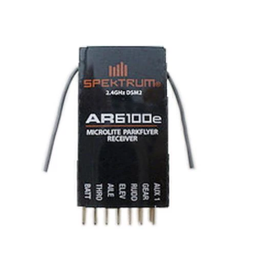 Spektrum DSM2 Aircraft Receiver AR6100E Receiver Microlite 6 Channel RC New - Picture 1 of 8