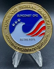 Suncoast Combined Federal Campaign CFC All Services DIR Military Challenge Coin