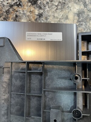 LG OLED77C2PUA Stand Base Front MAM65999703 MEZ64114724 Dark Titan
