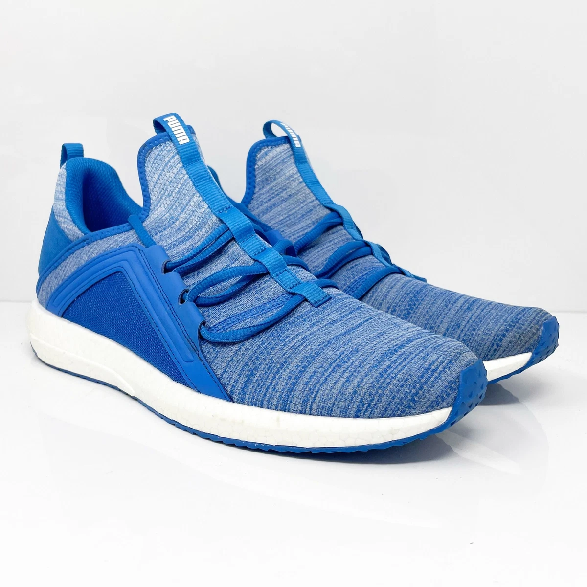 Puma Mens Mega Energy Heather 191095 04 Blue Running Shoes