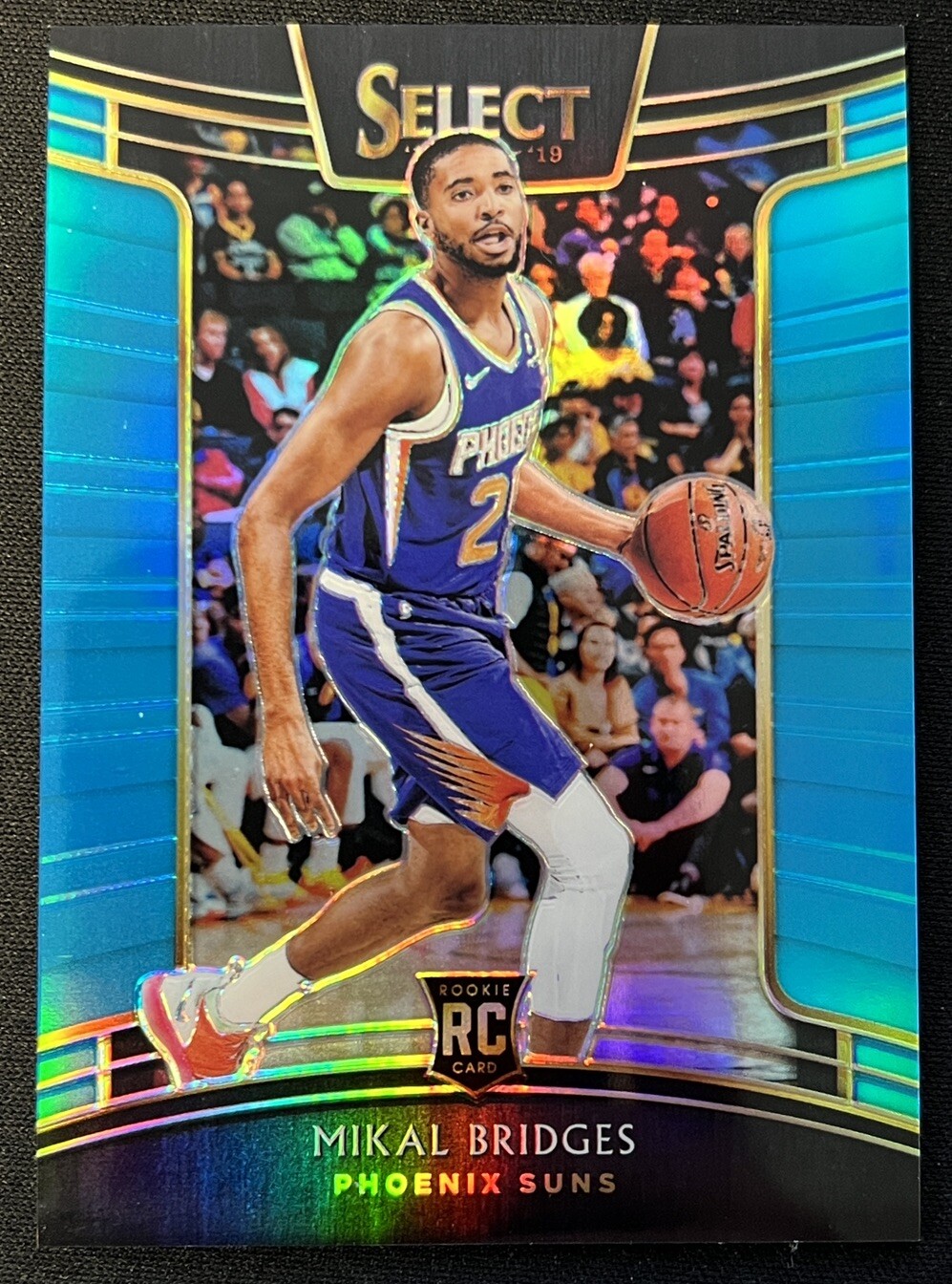 2018-19 Select Mikal Bridges Light Blue Concourse Prizm Rookie RC #/299