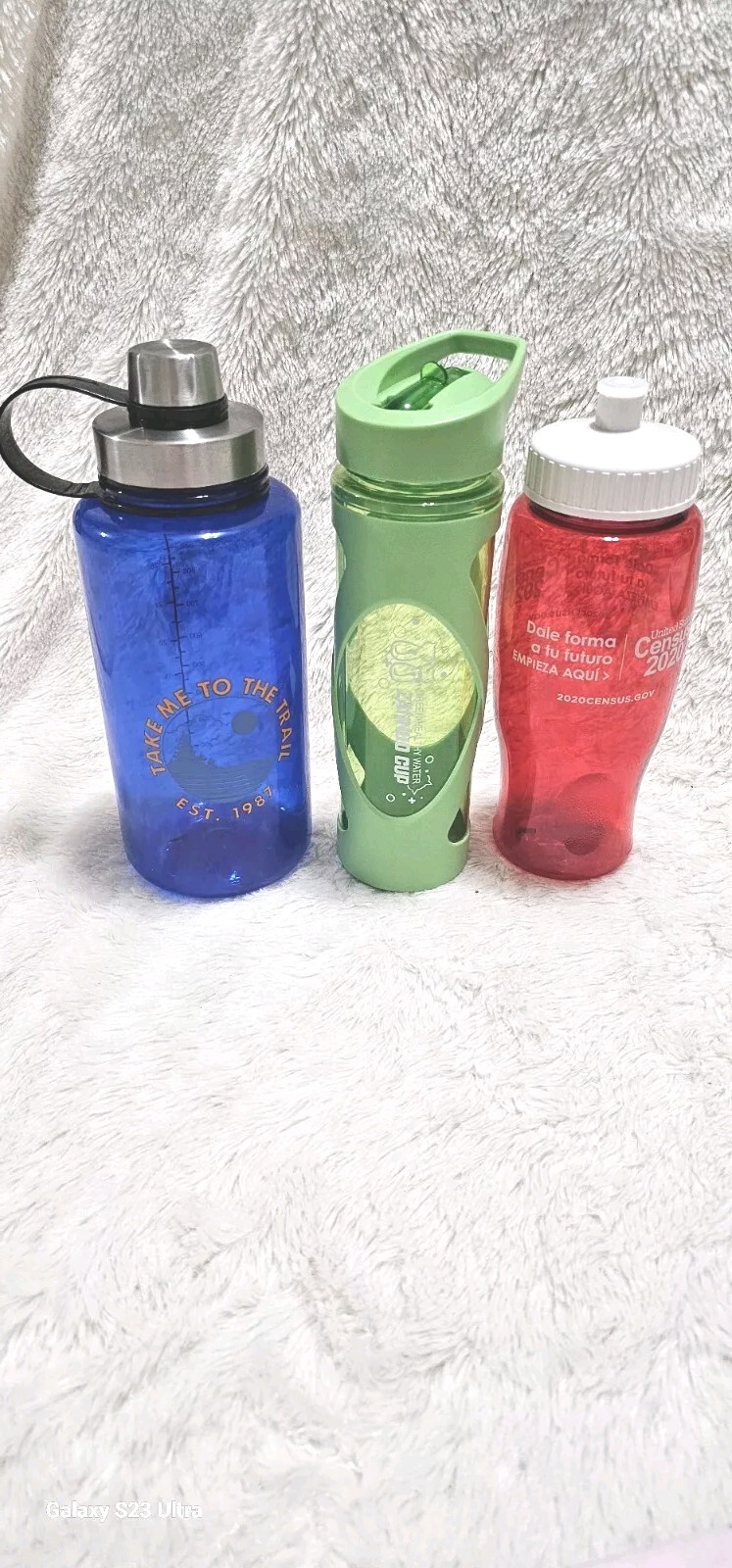 S Reusable Sports Drink Bottles 3 Pack
