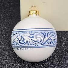 PALLA PALLINA NATALIZIA IL TONDO CERAMICHE CELLE LIGURE Ceramica Albero Natale