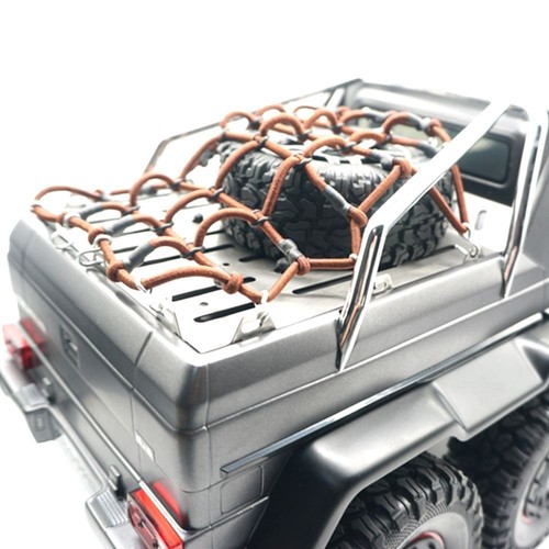 EDELSTAHL HINTERE KOFFERRAUMPLATTE 1/10 FÜR TRAXXAS TRX-6 RAUBE 6X6 G53 88096 - Bild 3 von 3
