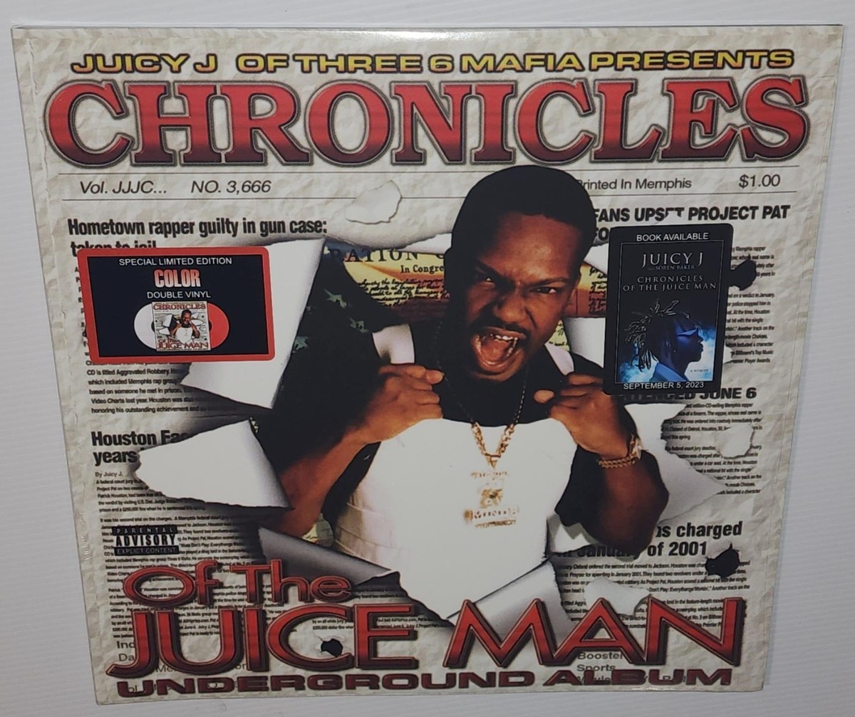 JUICY J CHRONICLES OF THE JUICE MAN (2023) BRAND NEW SEALED VINYL 