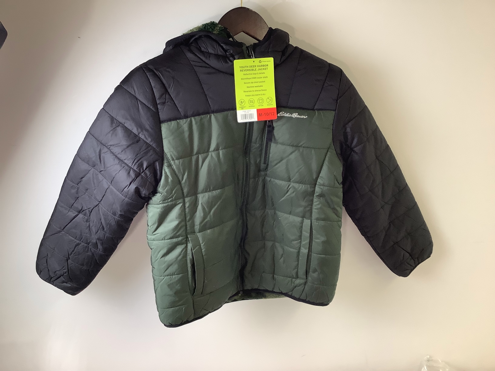 Eddie Bauer Kids Size M 10/12 Deer 
