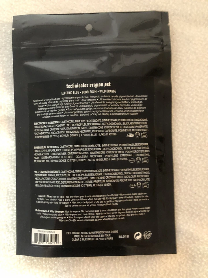 Brand New! Kat Von D Crushes Technicolor Crayon Set - Image 4 of 4