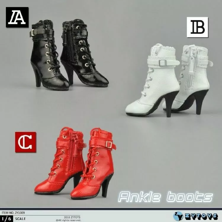 Toy leather ankle boots