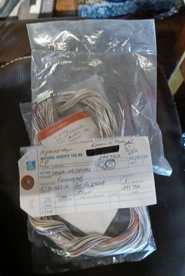 New ITT Cannon MDM-25PH048L 25 Pin Male Micro D-Sub Connector 48" USA - Image 2 of 3