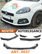 FIAT GRANDE PUNTO EVO ABARTH SPLITTER PARAURTI ANTERIORE NERO LUCIDO RS - 3P