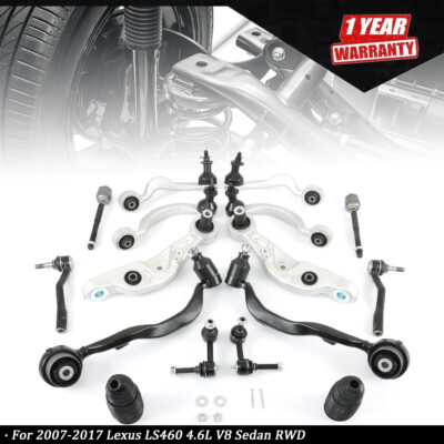 16pcs Front Lower Upper Control Arm Ball joint Kit For 2007-2017 Lexus LS460
