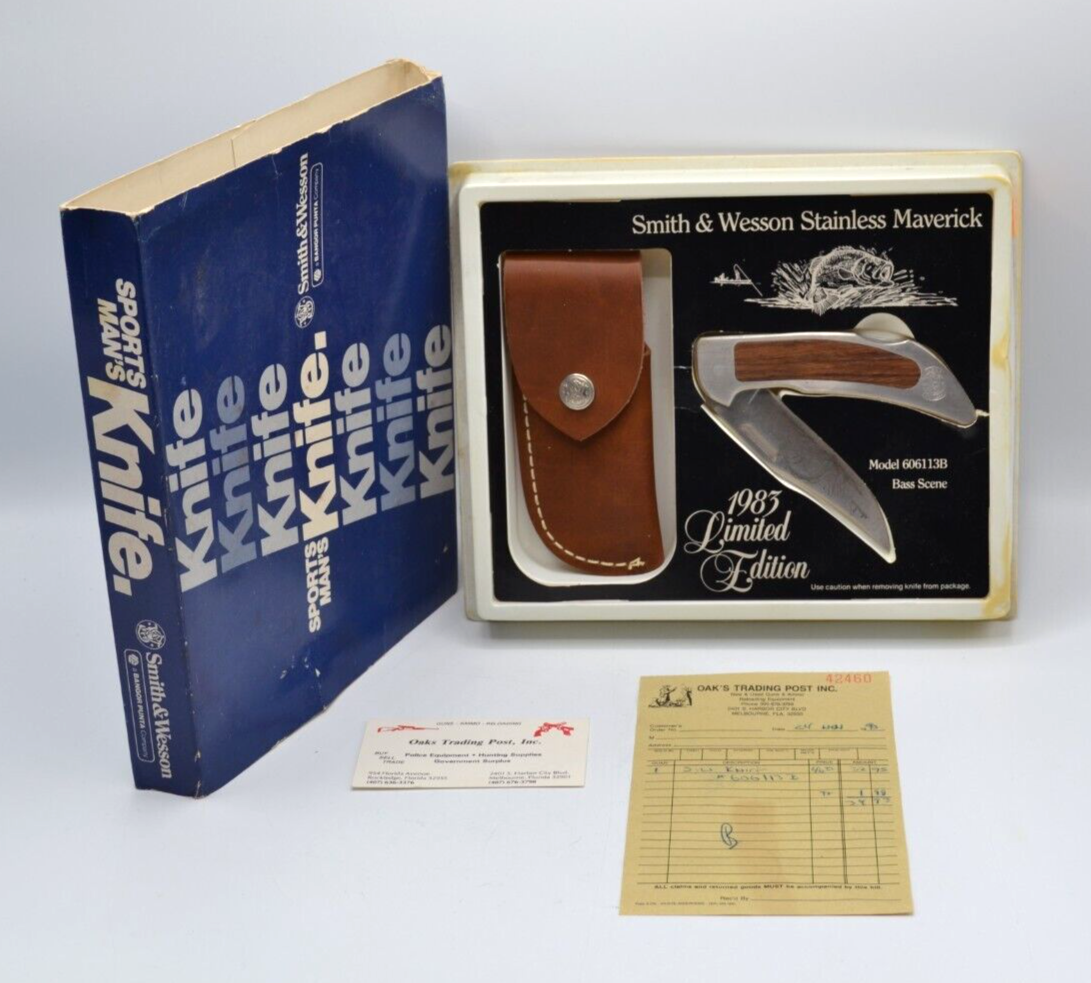 Smith & Wesson 1983 LIMITED Ed. Pocket Knife 606113B *New W