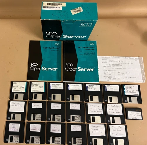 Vintage SCO OpenServer host system Release 5 Pleasure Island theme park. FAST PP