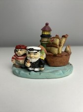 Vintage Sailer Tea Set With Ship Complete Set One of a Kind