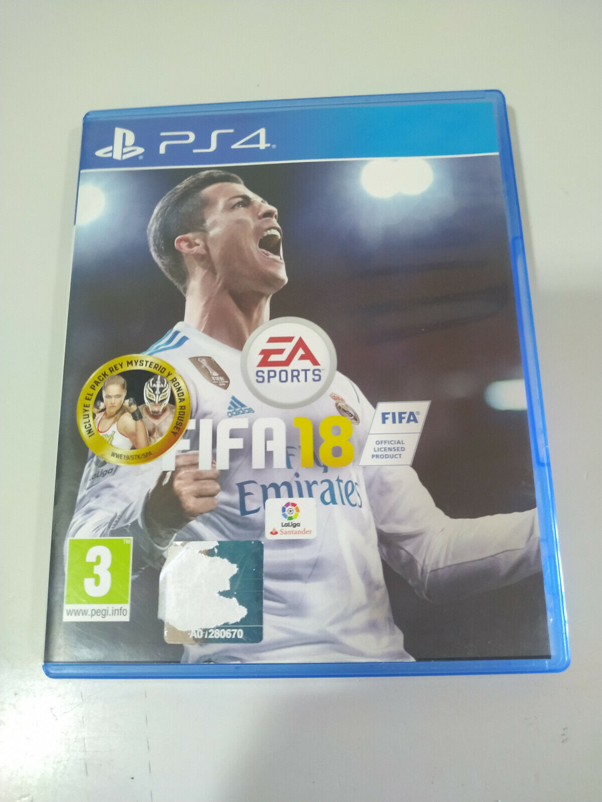 olie Fristelse lidenskabelig Fifa 18 EA SPORTS Cristiano Ronaldo - juego PS4 Edition Spain Pal - 3T |  eBay
