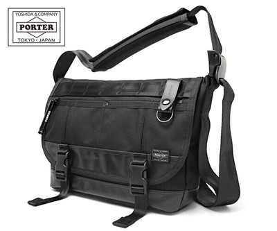 Yoshida Bag PORTER HEAT MESSENGER BAG(S) 703-07968 BLACK Shoulder 