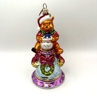 Christopher Radko Winne The Pooh Ornament Hunny Bell Christmas BROKEN READ!