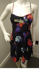 AE American Eagle Floral Spaghetti Strap Sundress XS/P Pockets Cottage Core