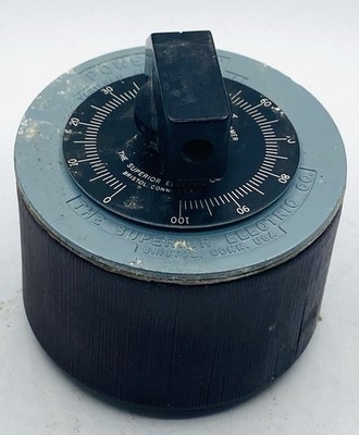 SUPERIOR ELECTRIC POWERSTAT 10B VARIABLE TRANSFORMER 120V INPUT 130V 2.25A Z3