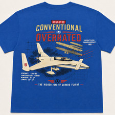 RAFE 2026 Conventional Is Overrated Rutan Long-EZ Pocket T-Shirt New