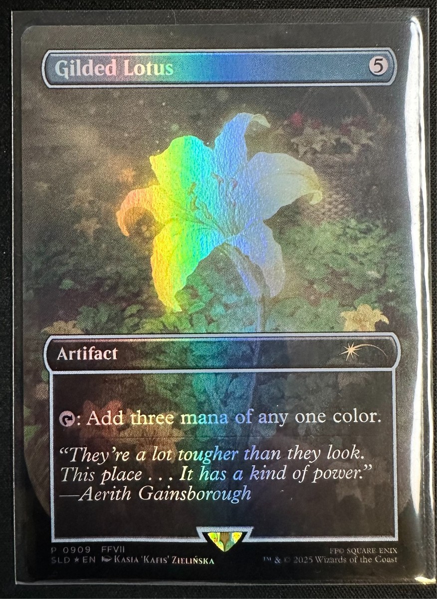 Gilded Lotus (Rainbow Foil) (909) Secret Lair Drop Foil for