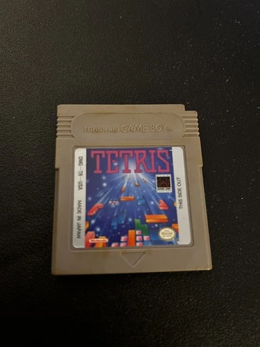 Nintendo Game Boy Tetris Authentic OEM Cartridge Tested Working USA Authentic