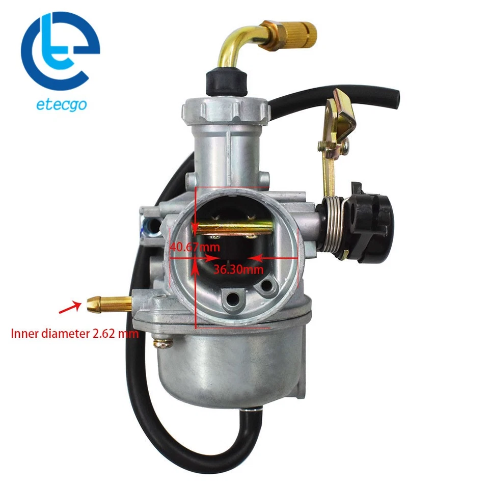 Carburador para Kawasaki KLX140L KLX140 2008 2009 2010 2011 2012 2013-2021 Carb Foto 3 de 4