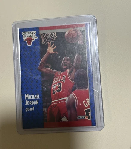 Fleer Michael Jordan Chicago Bulls 1991 Fleer #29 Base Set Basketball Card