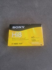 Sony 8mm Digital8 Blank Hi8 Tape 120 min, New Sealed Cassette