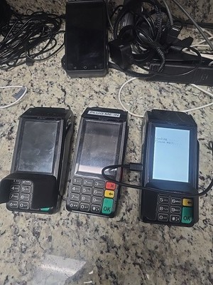 Dejavoo Z9 VEGA3000 Black 3.5'' LCD POS Credit Card Terminal TESTED