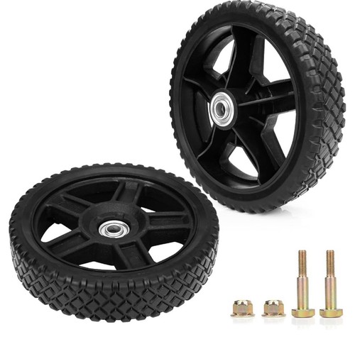 8-Inch Lawn Mower Wheels Fits Most Standard Push Lawnmowers New Sealed